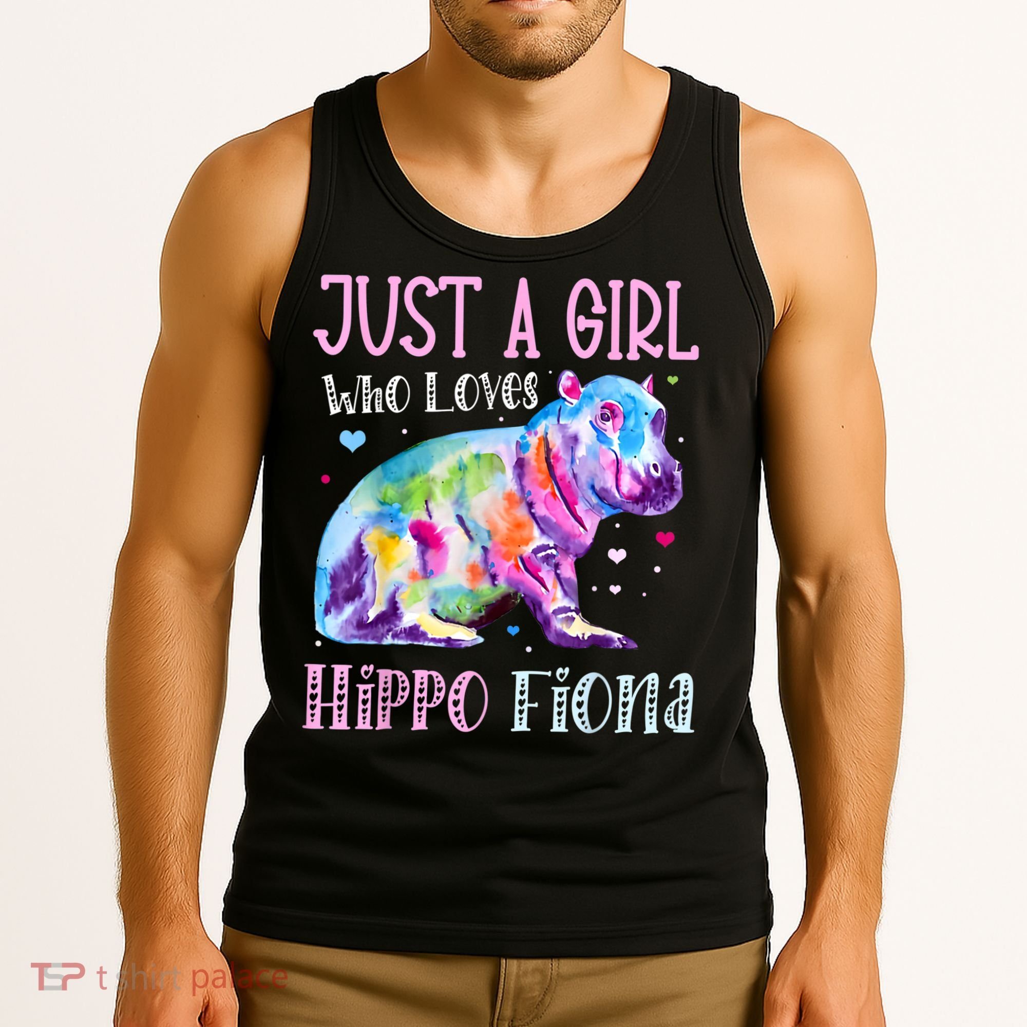 Fiona The Hippo Baby Love Hippo Fiona Tank Top
