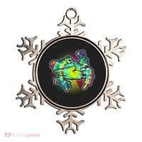 Funny Trippy Hippie Psychedelic Peace Frog Ornament thumb 0