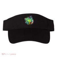 Funny Trippy Hippie Psychedelic Peace Frog Visor thumb 0