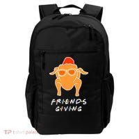 Funny Turkey Happy Friendsgiving Gift For Friends Cute Gift Backpack thumb 0