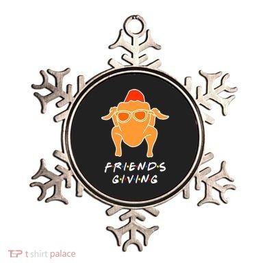Funny Turkey Happy Friendsgiving Gift For Friends Cute Gift Ornament