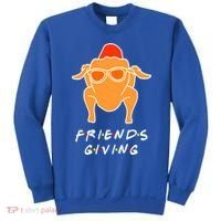 Funny Turkey Happy Friendsgiving Gift For Friends Cute Gift Sweatshirt thumb 0
