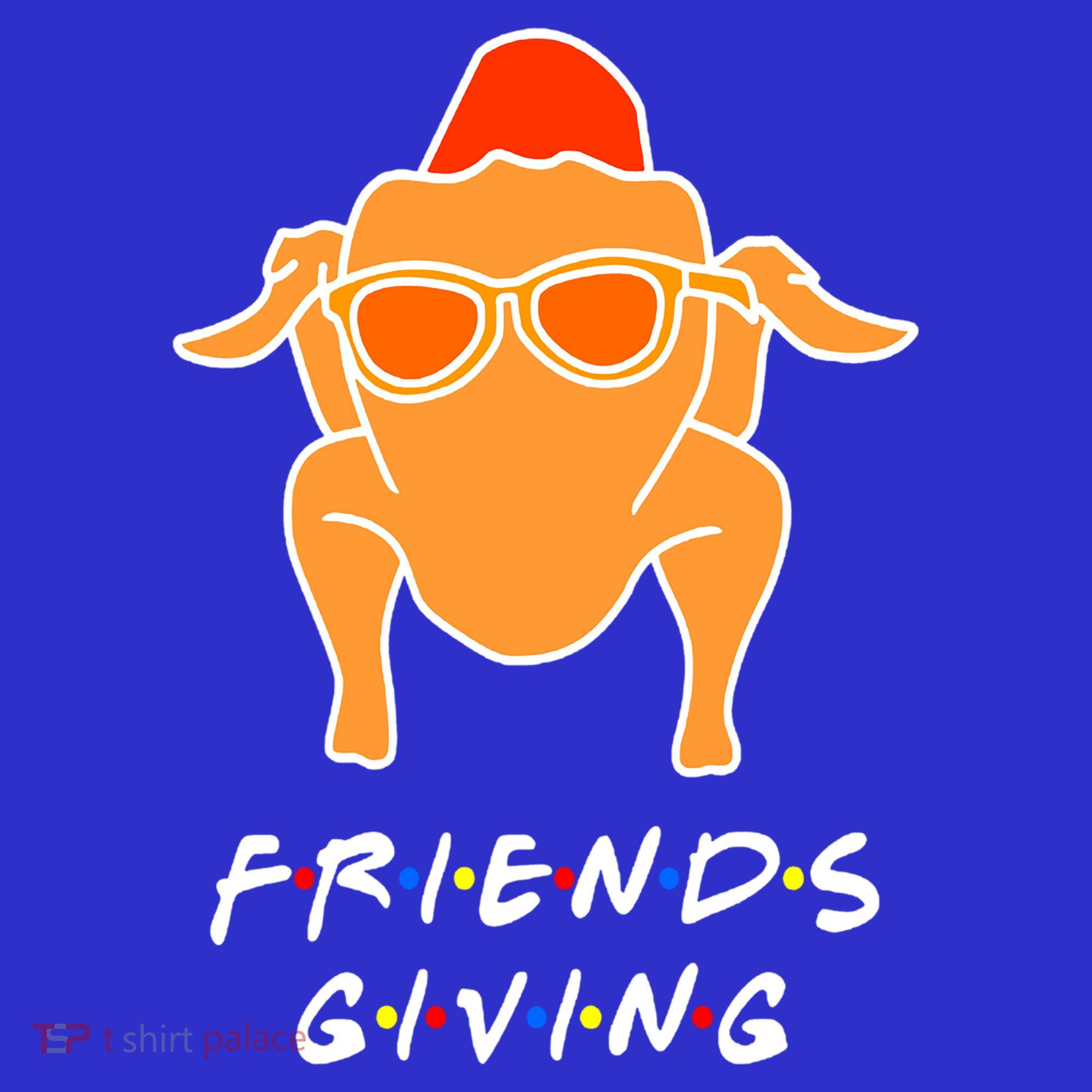 Funny Turkey Happy Friendsgiving Gift For Friends Cute Gift Women's Tank Top