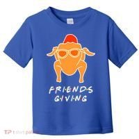 Funny Turkey Happy Friendsgiving Gift For Friends Cute Gift Toddler T-Shirt thumb 0