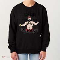 Funny Touchdown HeS Cheer Captain IM On The Bleachers Women's Sweatshirt thumb 0