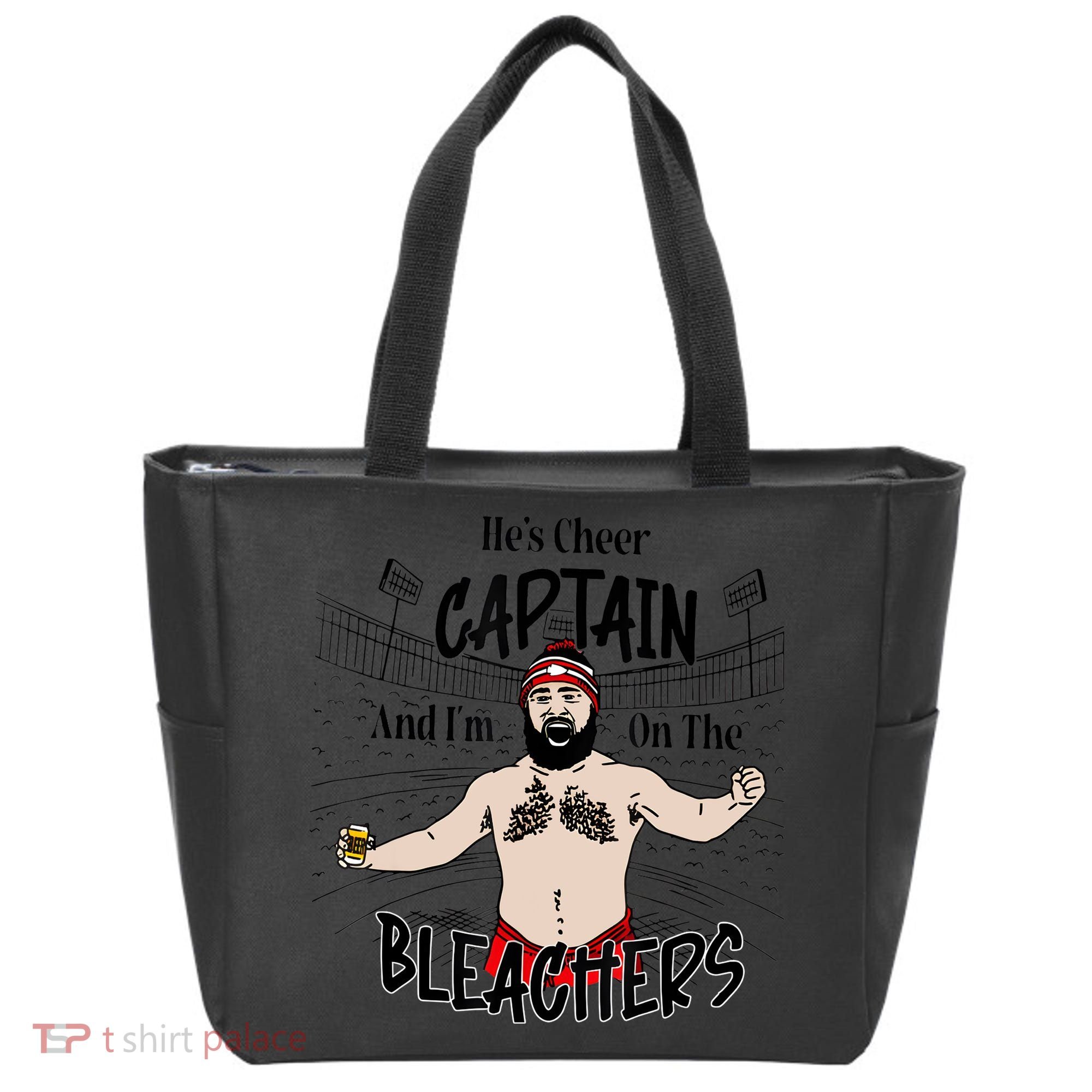 Funny Touchdown HeS Cheer Captain IM On The Bleachers Tote Bag