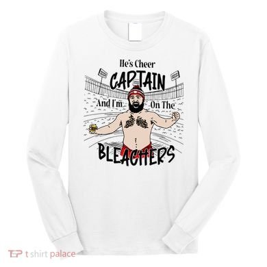 Funny Touchdown HeS Cheer Captain IM On The Bleachers Long Sleeve Shirt