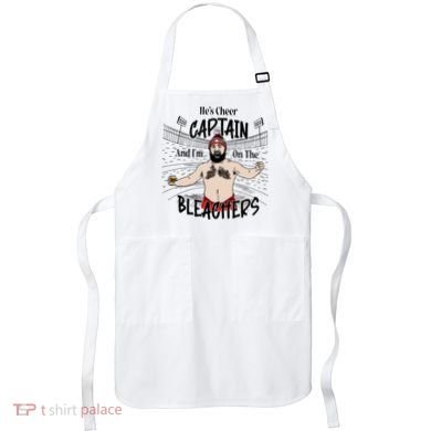 Funny Touchdown HeS Cheer Captain IM On The Bleachers Apron