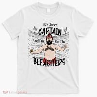 Funny Touchdown HeS Cheer Captain IM On The Bleachers T-Shirt thumb 0