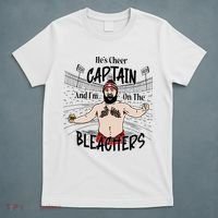 Funny Touchdown HeS Cheer Captain IM On The Bleachers T-Shirt thumb 5