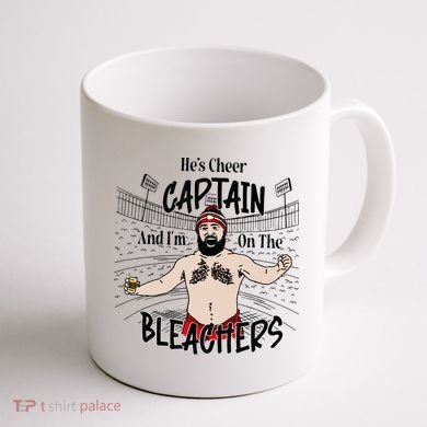 Funny Touchdown HeS Cheer Captain IM On The Bleachers Coffee Mug back