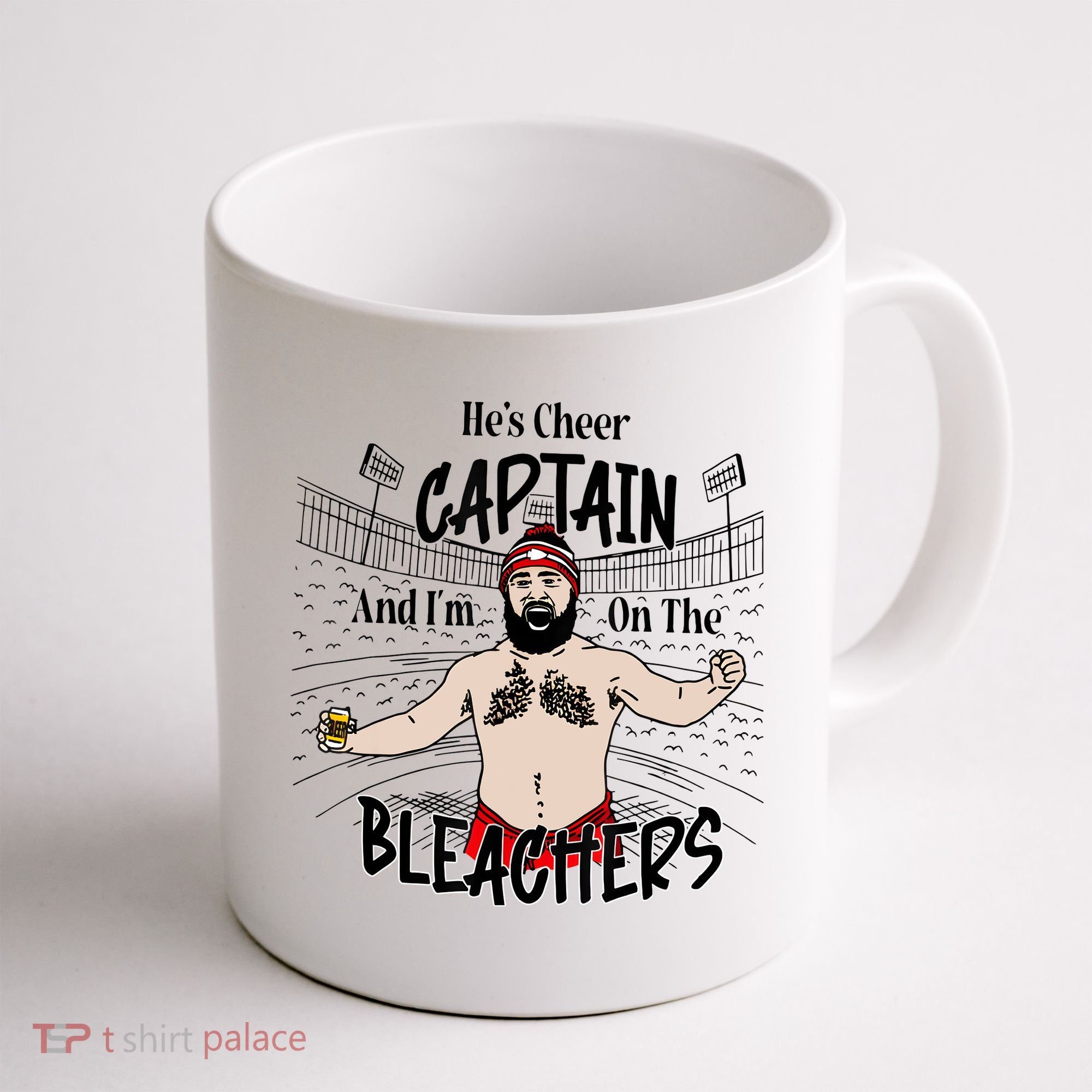 Funny Touchdown HeS Cheer Captain IM On The Bleachers Coffee Mug
