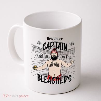 Funny Touchdown HeS Cheer Captain IM On The Bleachers Coffee Mug