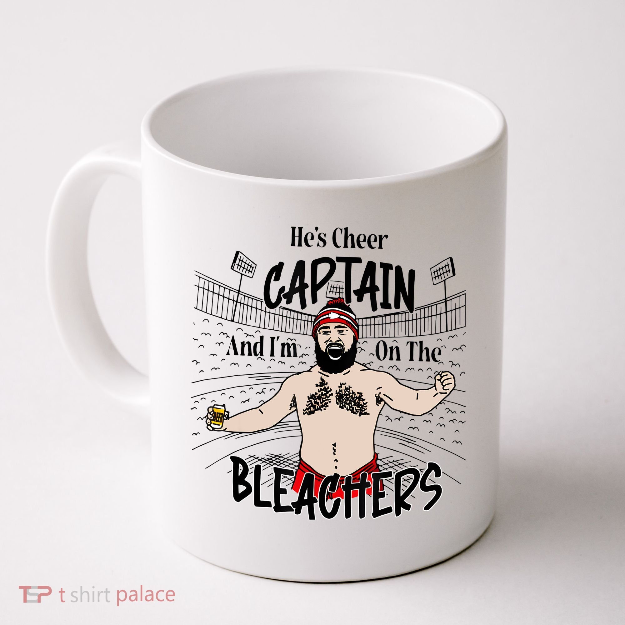 Funny Touchdown HeS Cheer Captain IM On The Bleachers Coffee Mug