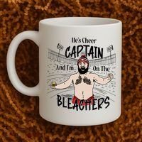 Funny Touchdown HeS Cheer Captain IM On The Bleachers Coffee Mug thumb 2