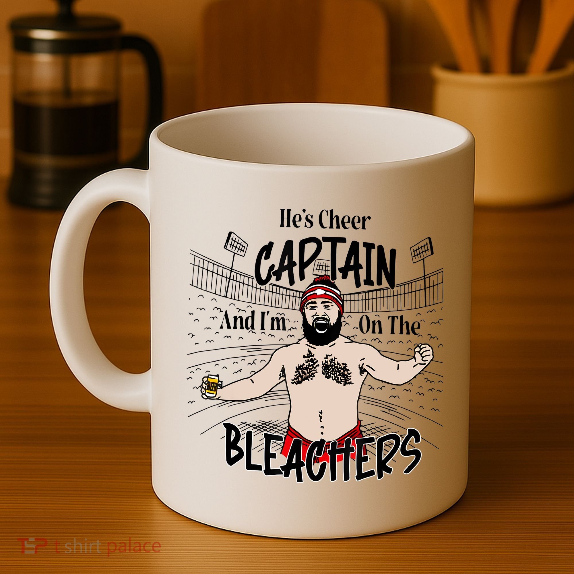 Funny Touchdown HeS Cheer Captain IM On The Bleachers Coffee Mug