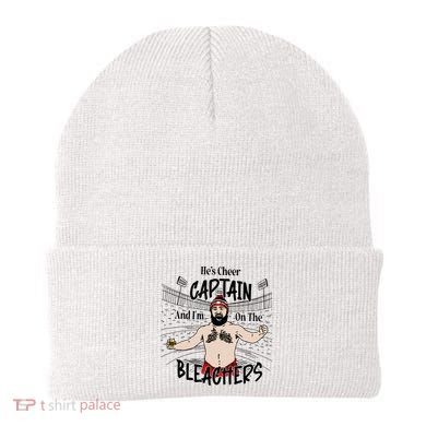 Funny Touchdown HeS Cheer Captain IM On The Bleachers Beanie