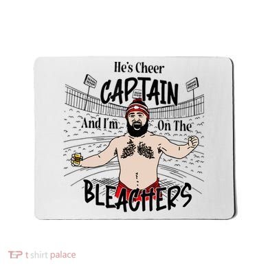 Funny Touchdown HeS Cheer Captain IM On The Bleachers Mousepad