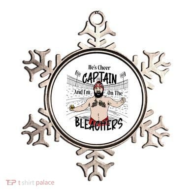 Funny Touchdown HeS Cheer Captain IM On The Bleachers Ornament