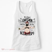 Funny Touchdown HeS Cheer Captain IM On The Bleachers Women's Tank Top thumb 0