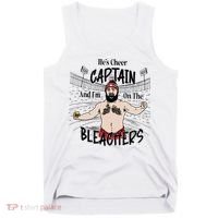 Funny Touchdown HeS Cheer Captain IM On The Bleachers Tank Top thumb 0