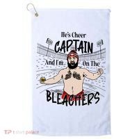 Funny Touchdown HeS Cheer Captain IM On The Bleachers Golf Towel thumb 0
