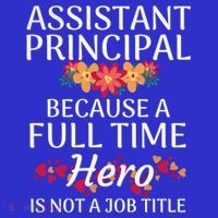 Full Time Hero Teacher School Assistant Principal Funny Gift Tank Top thumb 6