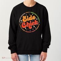 Funny Thanksgiving Holiday Side Chick Women's Sweatshirt thumb 0