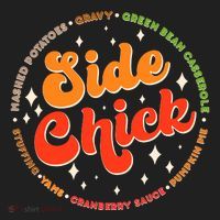 Funny Thanksgiving Holiday Side Chick Women's Sweatshirt thumb 2