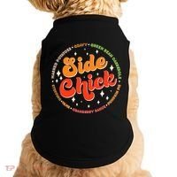 Funny Thanksgiving Holiday Side Chick Doggie Tank thumb 0