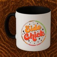 Funny Thanksgiving Holiday Side Chick Coffee Mug thumb 2