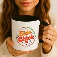 Funny Thanksgiving Holiday Side Chick Coffee Mug thumb 3