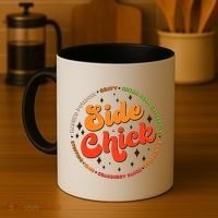 Funny Thanksgiving Holiday Side Chick Coffee Mug thumb 4