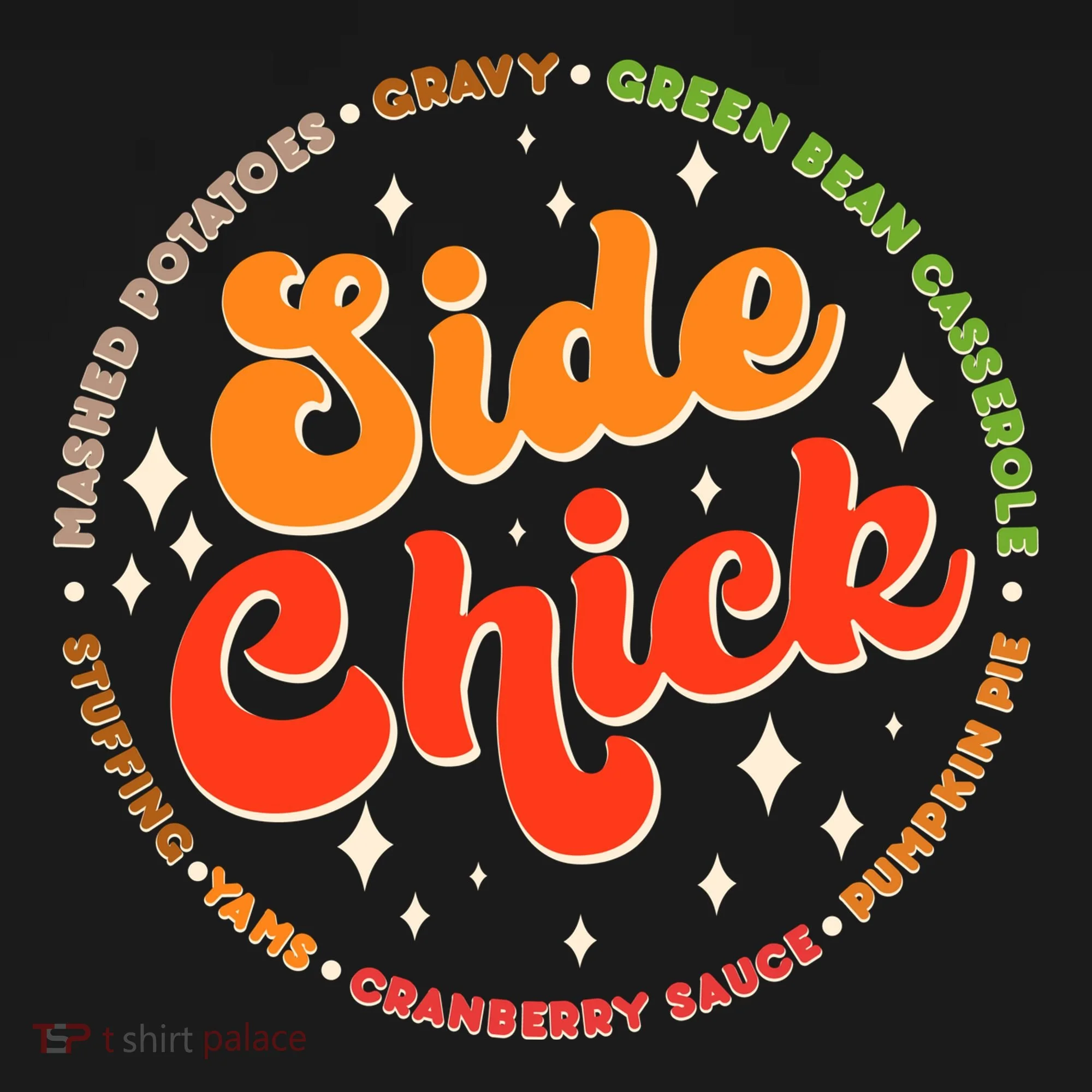 Funny Thanksgiving Holiday Side Chick Tank Top