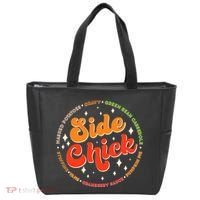 Funny Thanksgiving Holiday Side Chick Tote Bag thumb 0