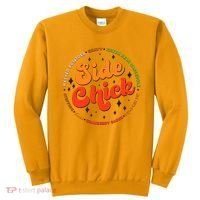 Funny Thanksgiving Holiday Side Chick Sweatshirt thumb 0