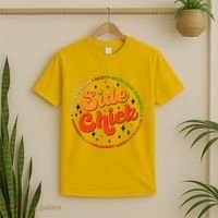 Funny Thanksgiving Holiday Side Chick T-Shirt thumb 2