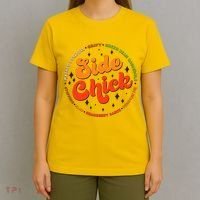 Funny Thanksgiving Holiday Side Chick T-Shirt thumb 4
