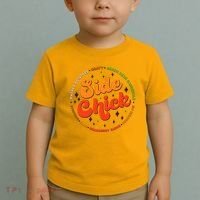 Funny Thanksgiving Holiday Side Chick Toddler T-Shirt thumb 2