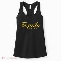 Funny Tequila Helps Gift For Tequila Lovers Women's Tank Top thumb 0