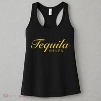 Funny Tequila Helps Gift For Tequila Lovers Women's Tank Top thumb 3