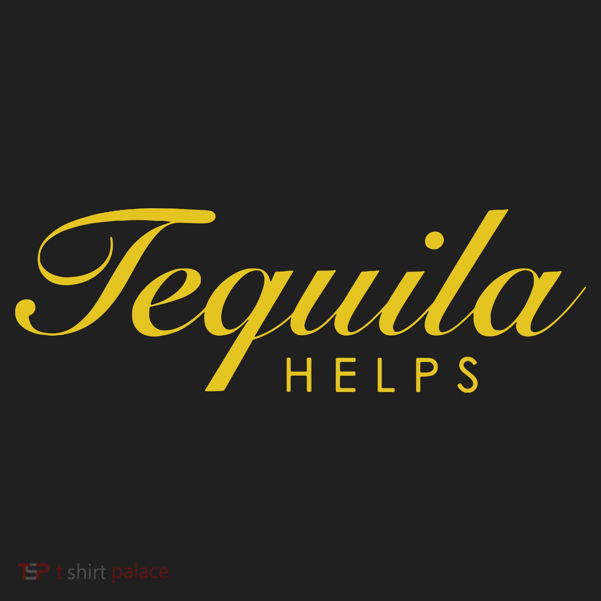 Funny Tequila Helps Gift For Tequila Lovers Golf Towel