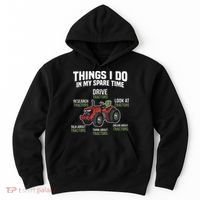 Funny Things I do in my Spare Time Tractor Farming Hoodie thumb 0