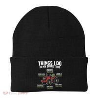 Funny Things I do in my Spare Time Tractor Farming Beanie thumb 0