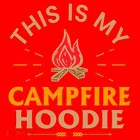 Funny This Is My Campfire Gift Camping Gift Santa Hat thumb 1