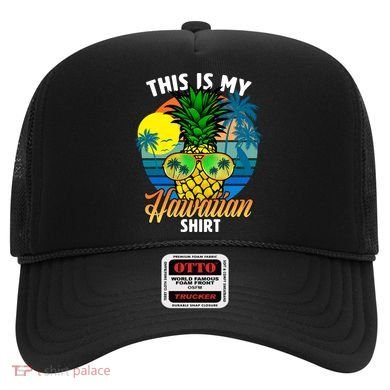 Funny This Is My Hawaiian Cool Gift Pineapple Sunglasses Hawaii Cute Gift Hat