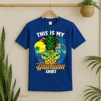 Funny This Is My Hawaiian Cool Gift Pineapple Sunglasses Hawaii Cute Gift T-Shirt thumb 2