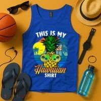 Funny This Is My Hawaiian Cool Gift Pineapple Sunglasses Hawaii Cute Gift Tank Top thumb 4