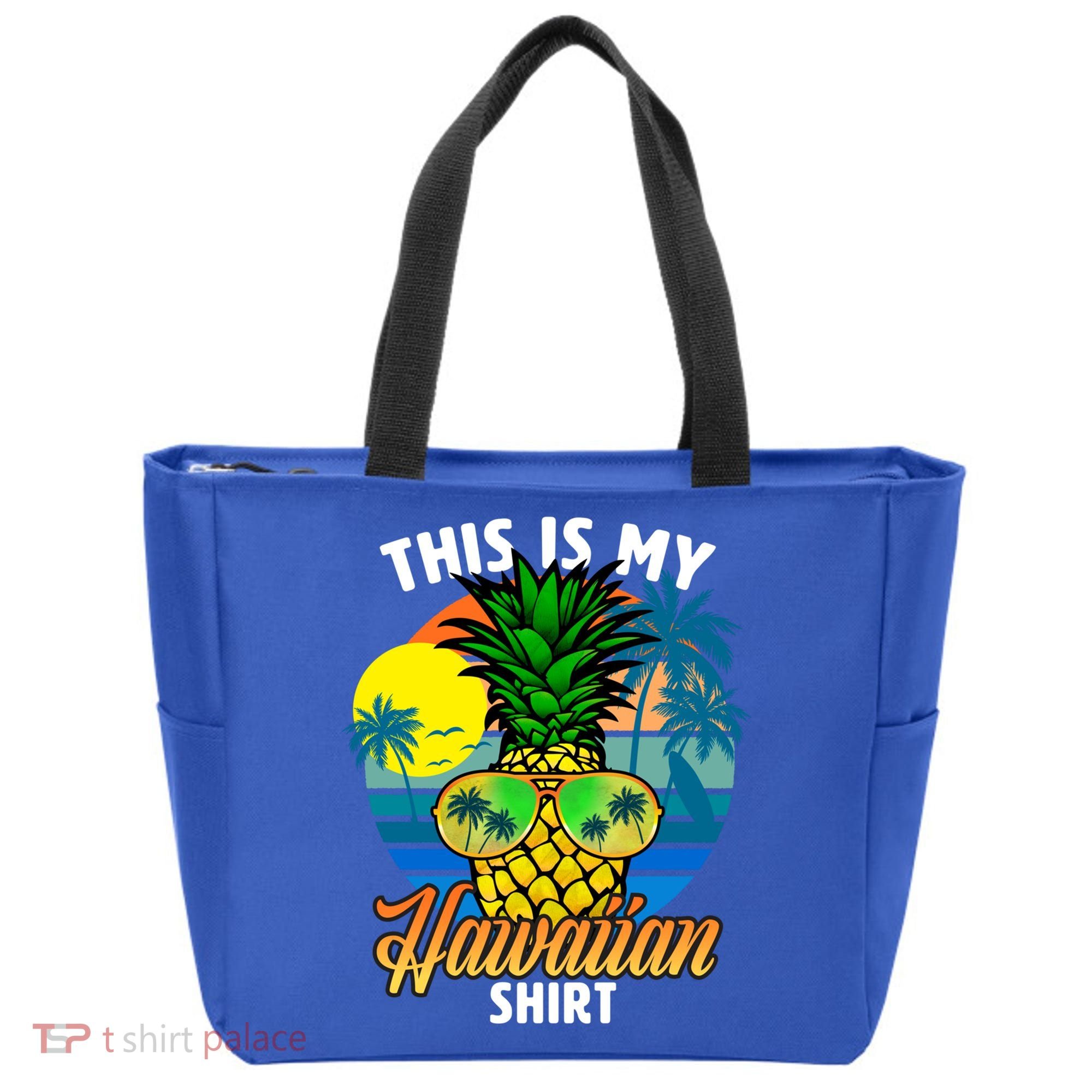 Funny This Is My Hawaiian Cool Gift Pineapple Sunglasses Hawaii Cute Gift Tote Bag