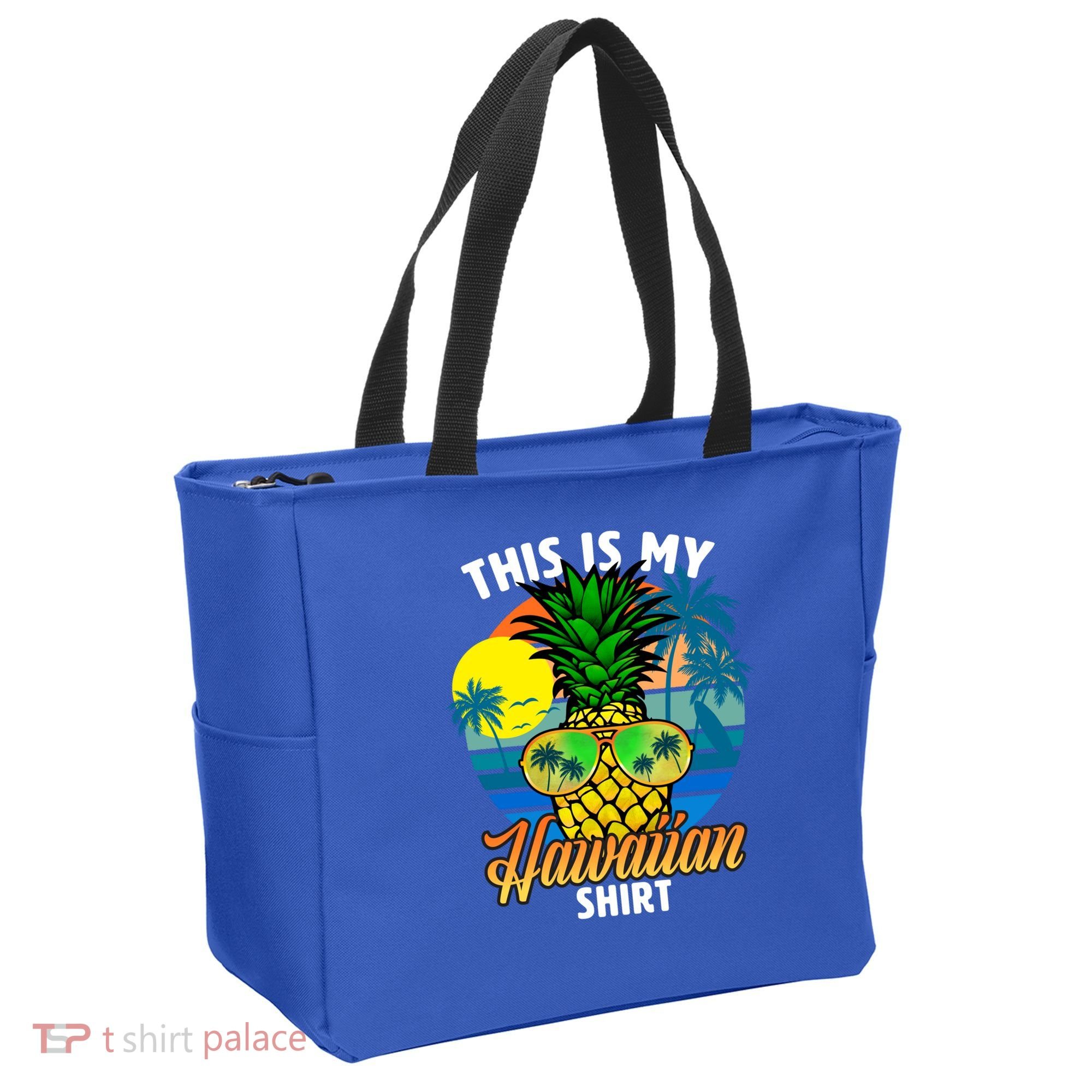 Funny This Is My Hawaiian Cool Gift Pineapple Sunglasses Hawaii Cute Gift Tote Bag